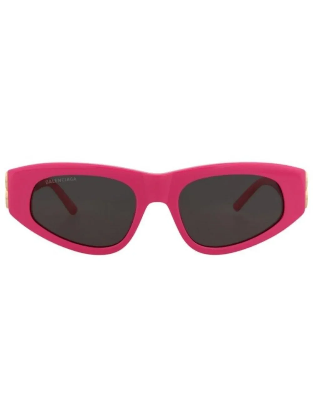 New Balenciaga Womens Cat Eye Pink Gold Grey Fashion Designer Sunglasses
